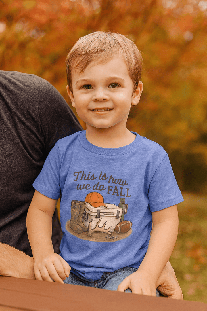 This is how we do Fall Toddler Short Sleeve Tee - Jolly Co Creations