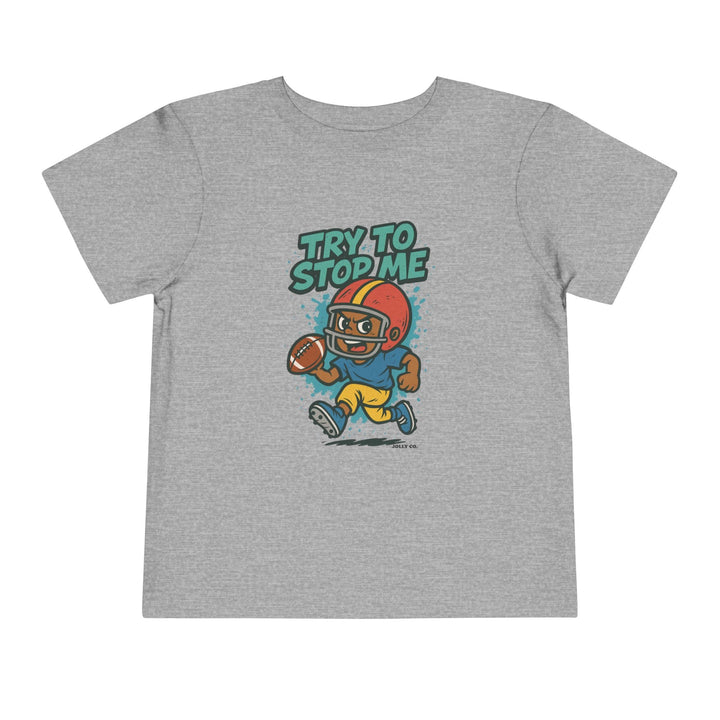 Try to Stop Me, Toddler Football Short Sleeve Tee - Jolly Co Creations27321823