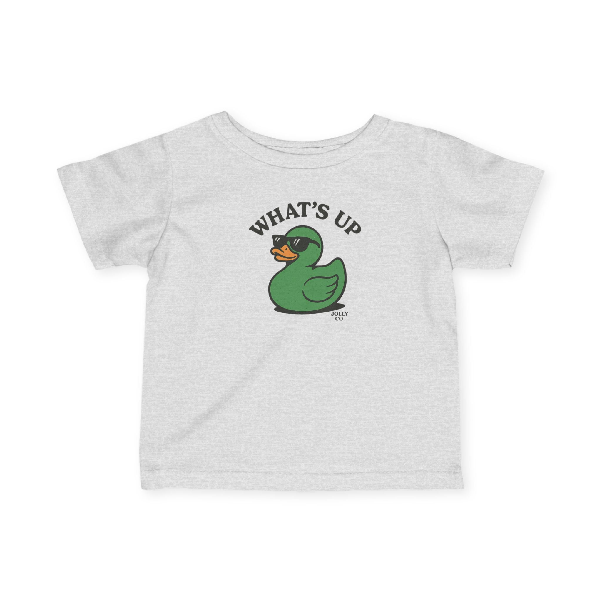 What's Up Ducky Baby Short Sleeve Tee - Jolly Co Creations