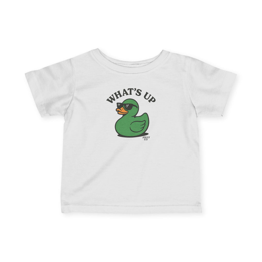 What's Up Ducky Baby Short Sleeve Tee - Jolly Co Creations