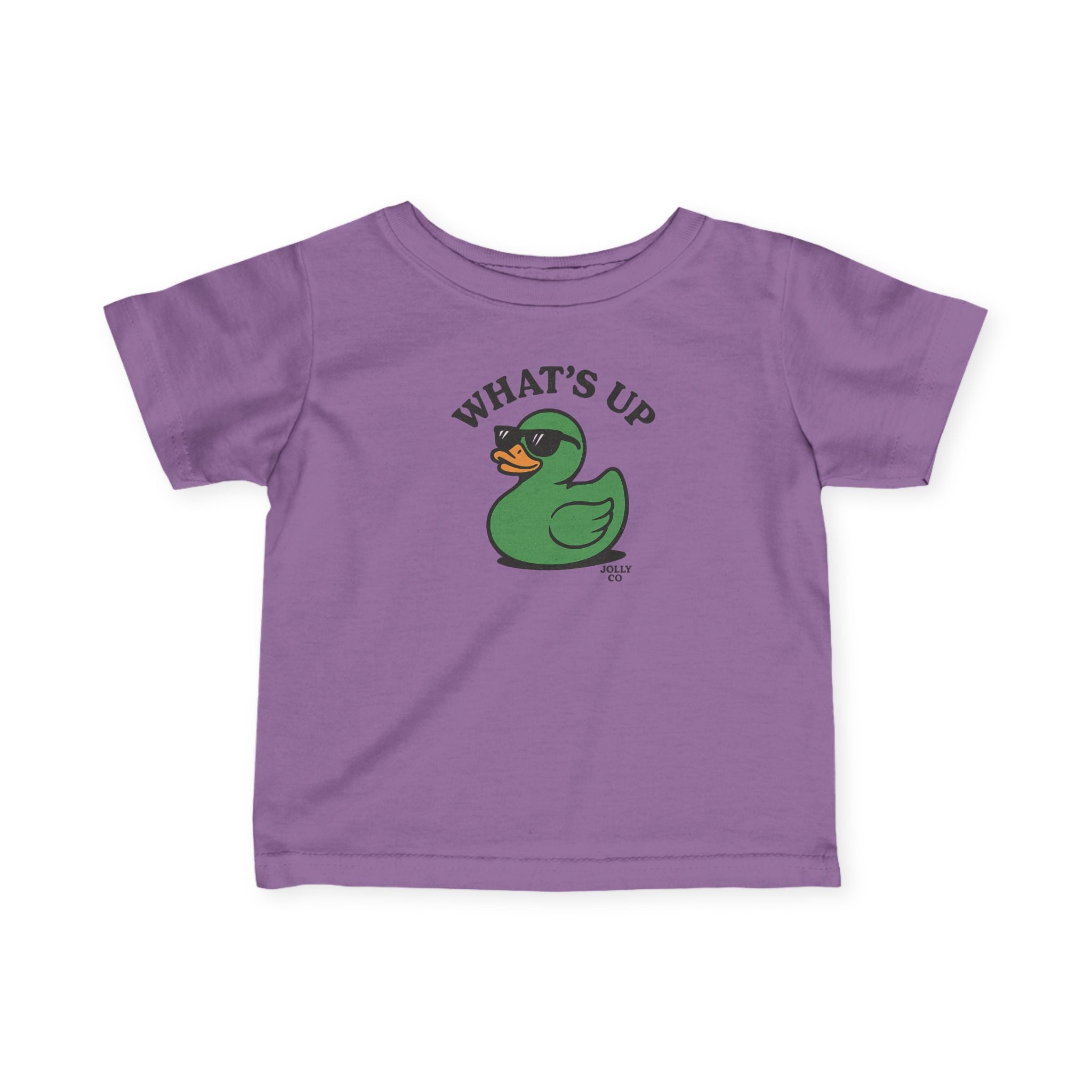 What's Up Ducky Baby Short Sleeve Tee - Jolly Co Creations