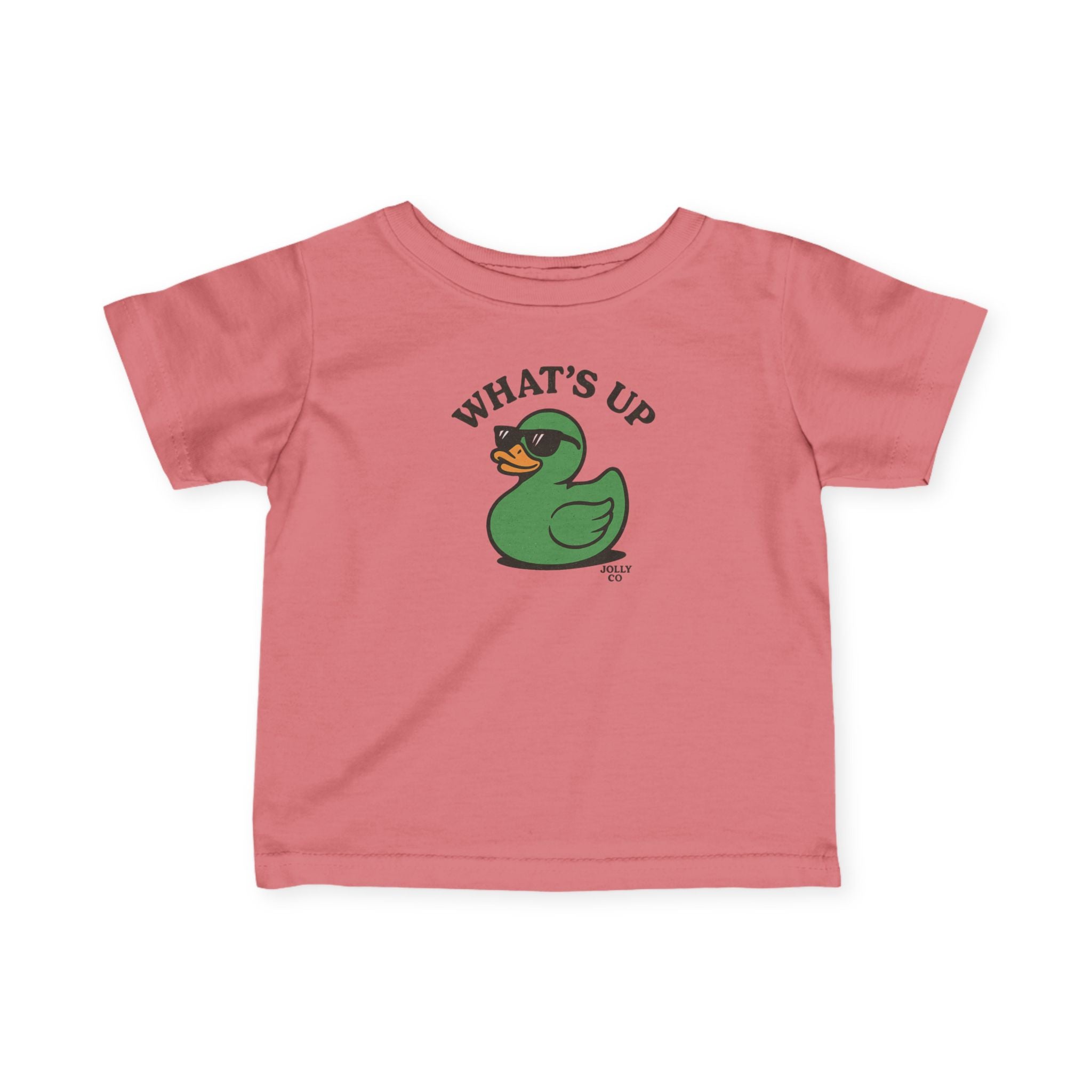 What's Up Ducky Baby Short Sleeve Tee - Jolly Co Creations