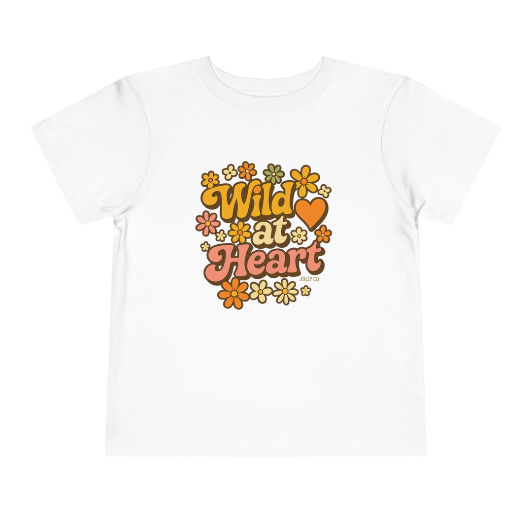 Wild at Heart Short Sleeve Toddler Tee - Jolly Co Creations