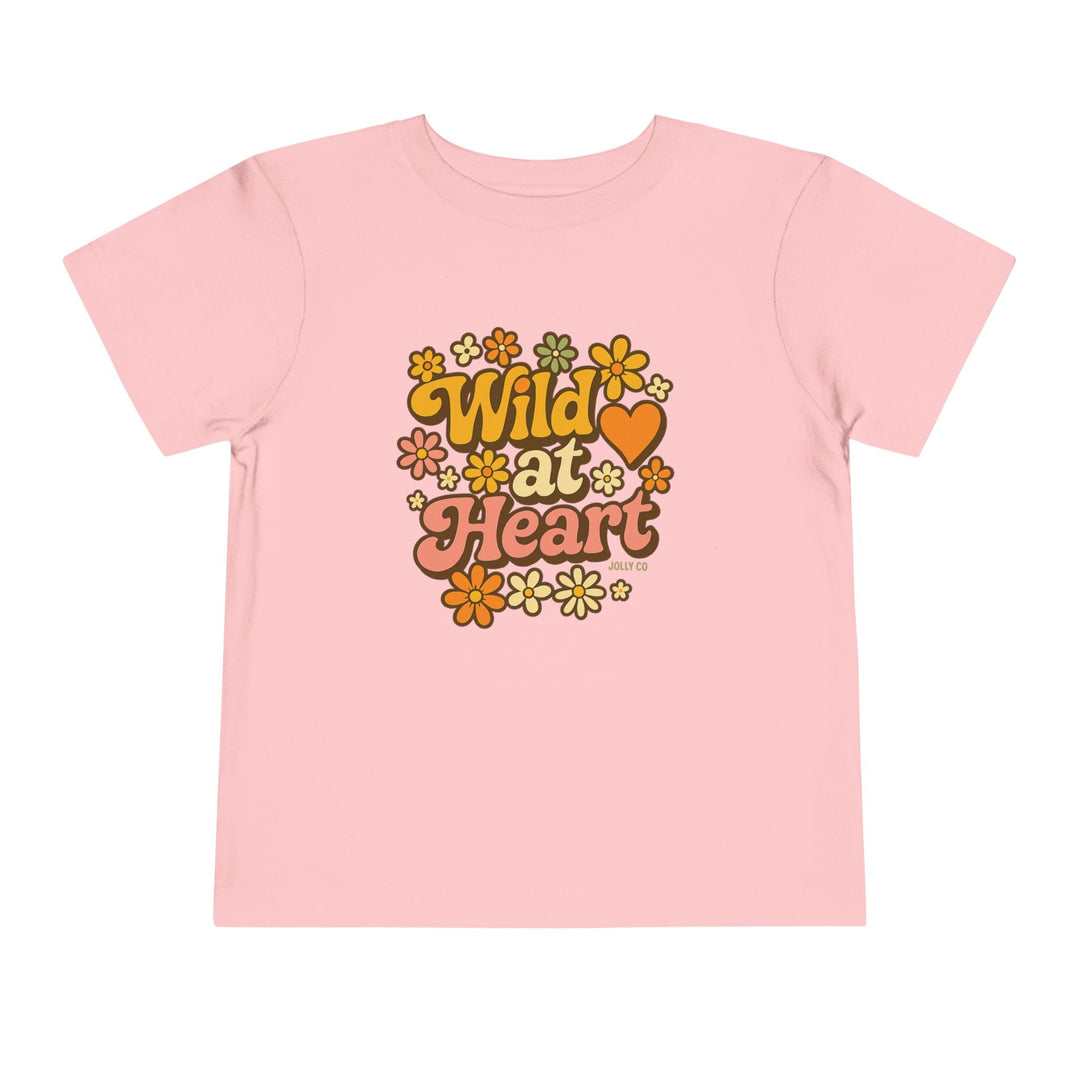 Wild at Heart Short Sleeve Toddler Tee - Jolly Co Creations