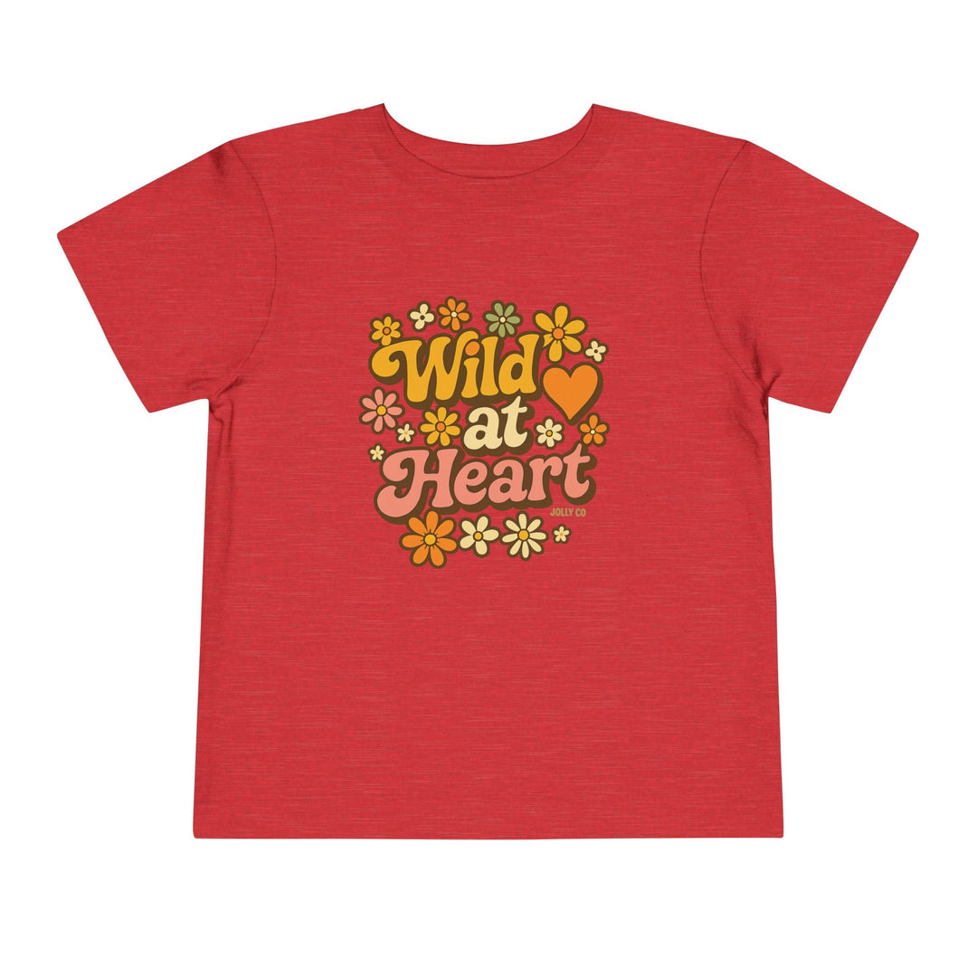 Wild at Heart Short Sleeve Toddler Tee - Jolly Co Creations