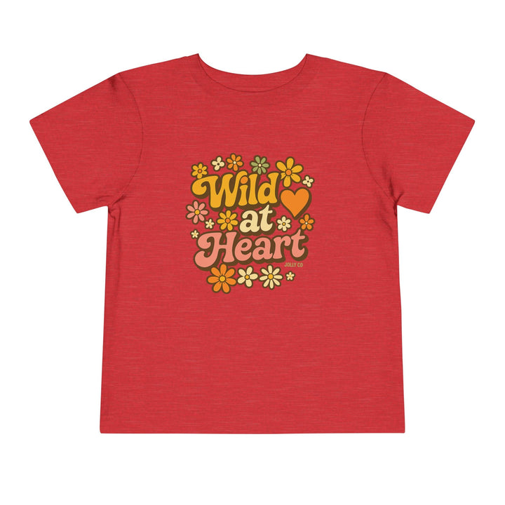 Wild at Heart Short Sleeve Toddler Tee - Jolly Co Creations