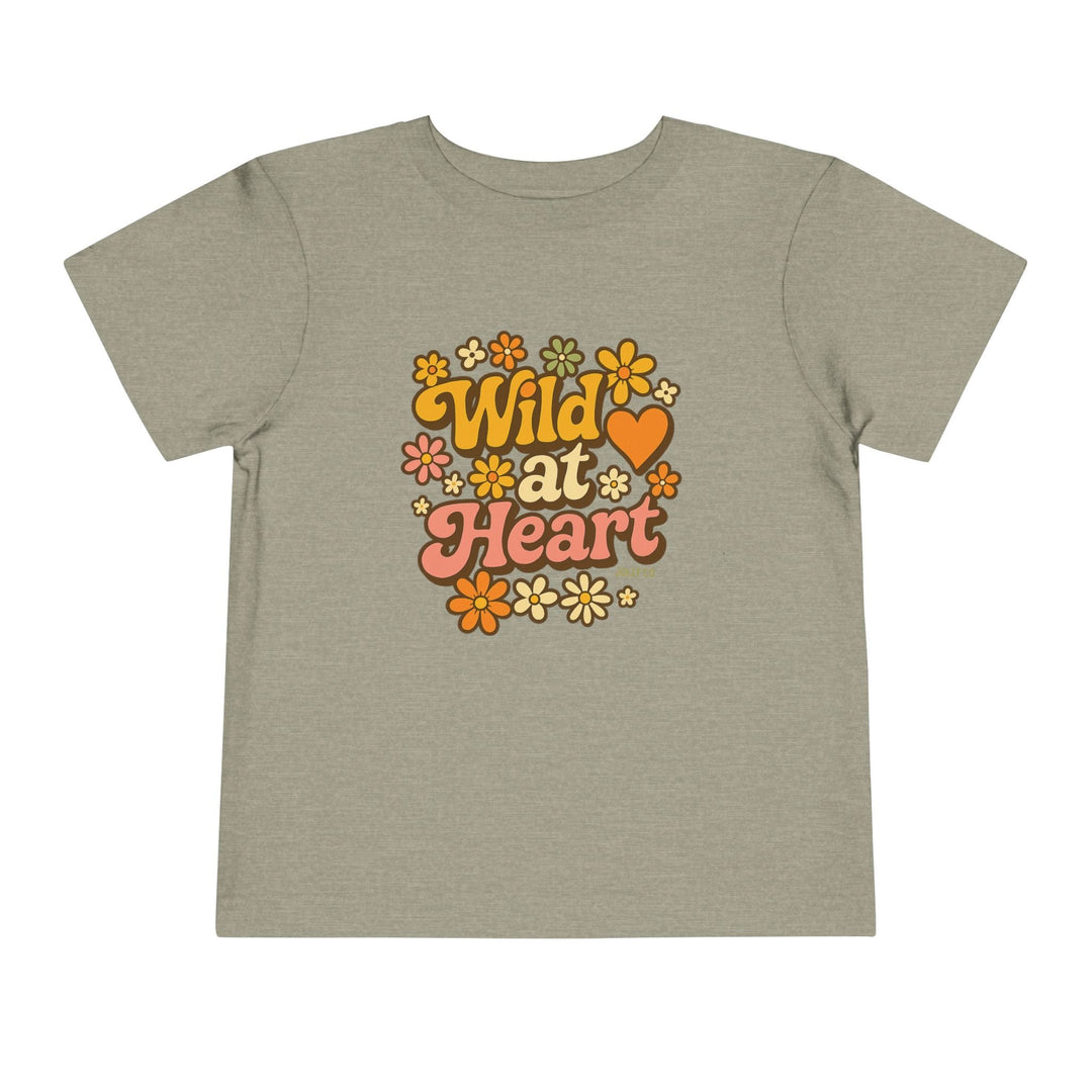 Wild at Heart Short Sleeve Toddler Tee - Jolly Co Creations