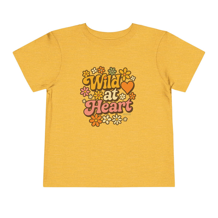 Wild at Heart Short Sleeve Toddler Tee - Jolly Co Creations