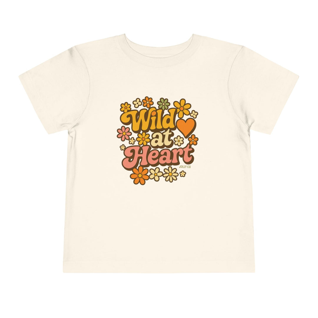 Wild at Heart Short Sleeve Toddler Tee - Jolly Co Creations