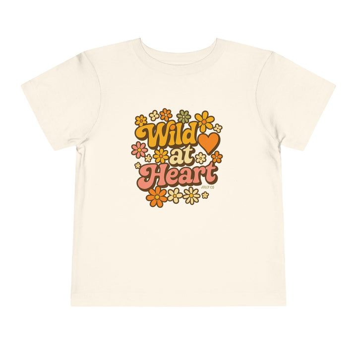 Wild at Heart Short Sleeve Toddler Tee - Jolly Co Creations