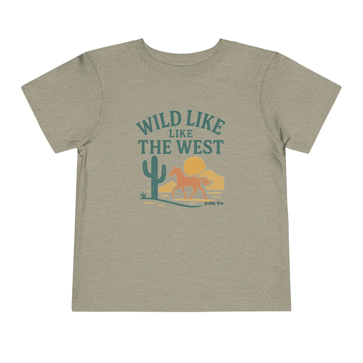 Wild West Toddler Short Sleeve Tee - Jolly Co Creations