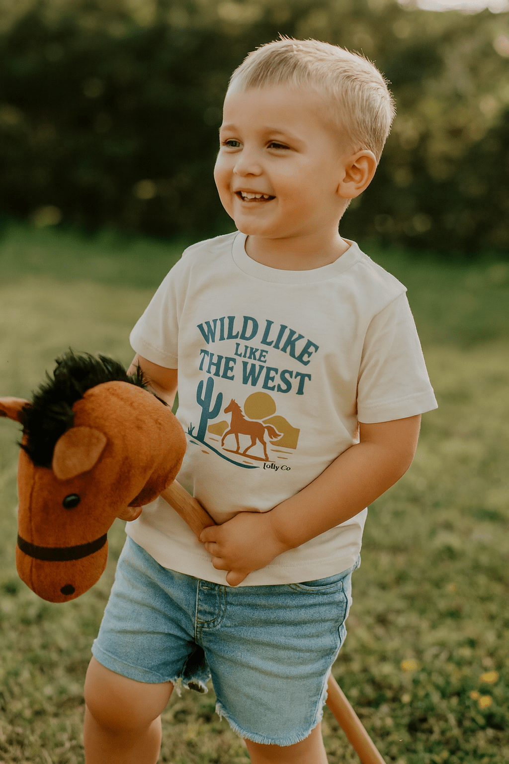 Wild West Toddler Short Sleeve Tee - Jolly Co Creations