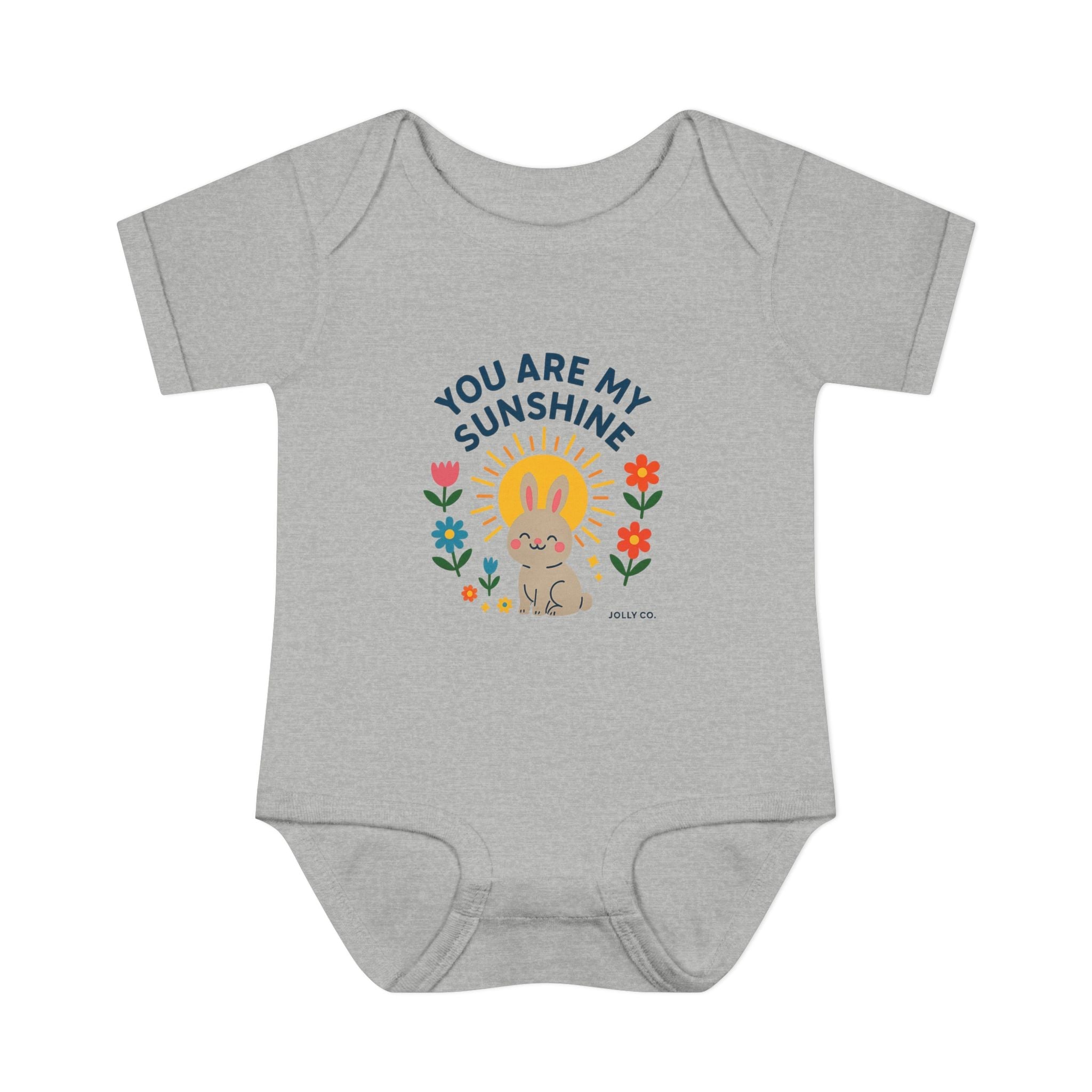 You Are My Sunshine Baby Short Sleeve Onesie - Jolly Co Creations